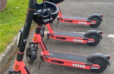 E-scooters at North Devon College