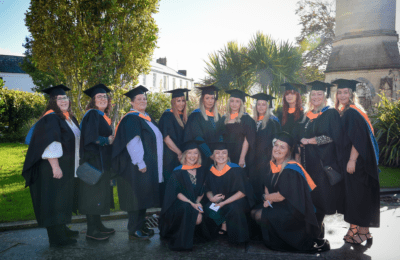 North Devon College HE graduates of 2021