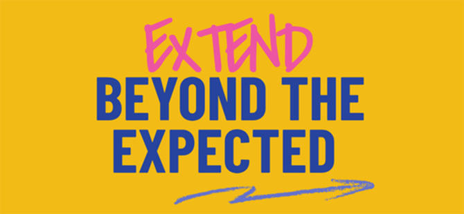 Extend beyond the expected